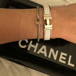 David Yurman morganite clasp bracelet